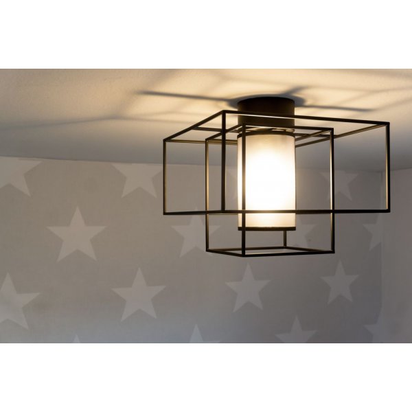Kube plafond - Svart