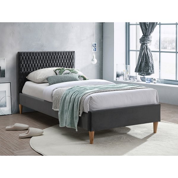 Azurro sngram 90x200 cm - Gr sammet