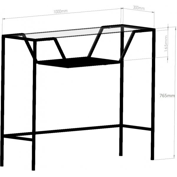 Table en relief Lala - Noir Table en relief Lala - Noir