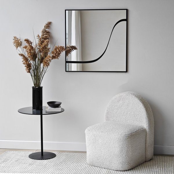 Miroir abstrait 2 - Noir Miroir abstrait 2 - Noir