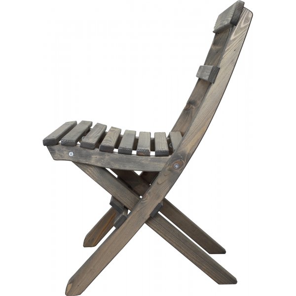 Table de groupe d'extrieur Wilma 65 x 65 cm avec 2 chaises Knohult - Gris