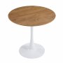 Astrid runt matbord Ø80 cm - Ek / Vit Astrid runt matbord Ø80 cm - Ek / Vit