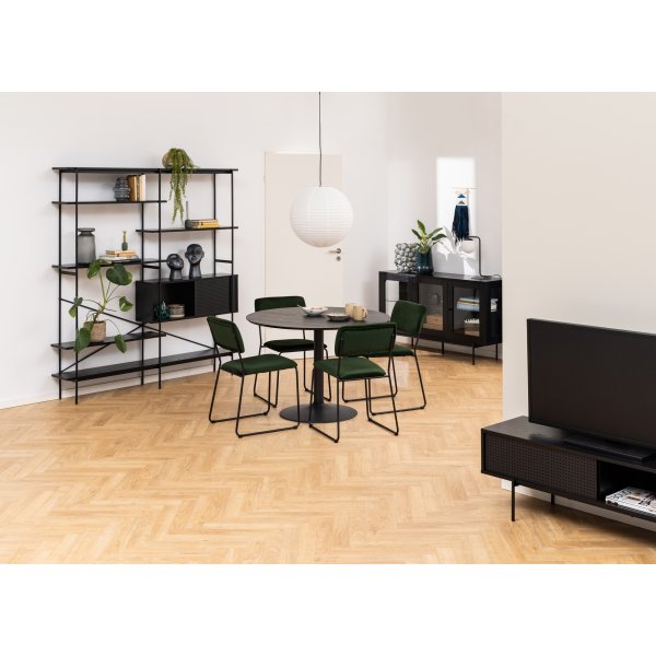 Bibliothque Angus 188 cm - Noir