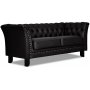 Chester Bridge 2-sits soffa - Svart PU