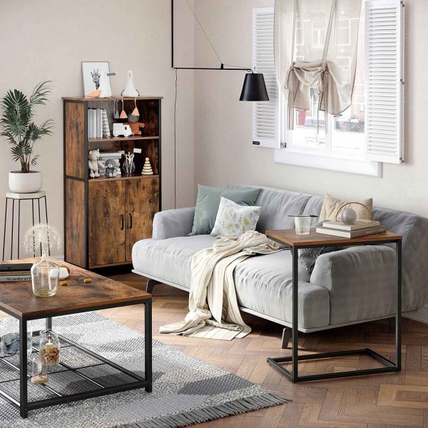 Eldin skåp - Brun/svart Eldin skåp - Brun/svart