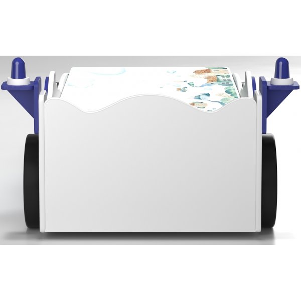 Polisbil barnsng - 90 x 200 cm