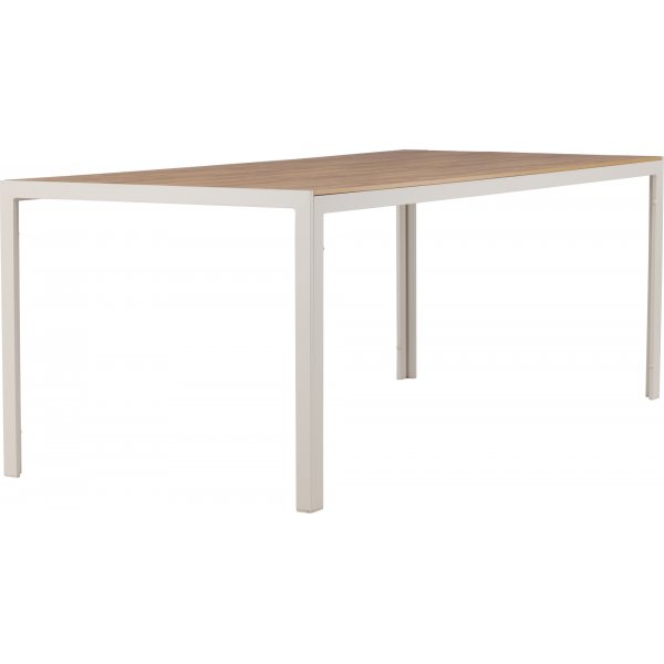 Utebord 205 x 90 cm beige / Teaklook - Copacabana + Rengöringsmedel för utemöbler Utebord 205 x 90 cm beige / Teaklook - Copacabana + Rengöringsmedel för utemöbler