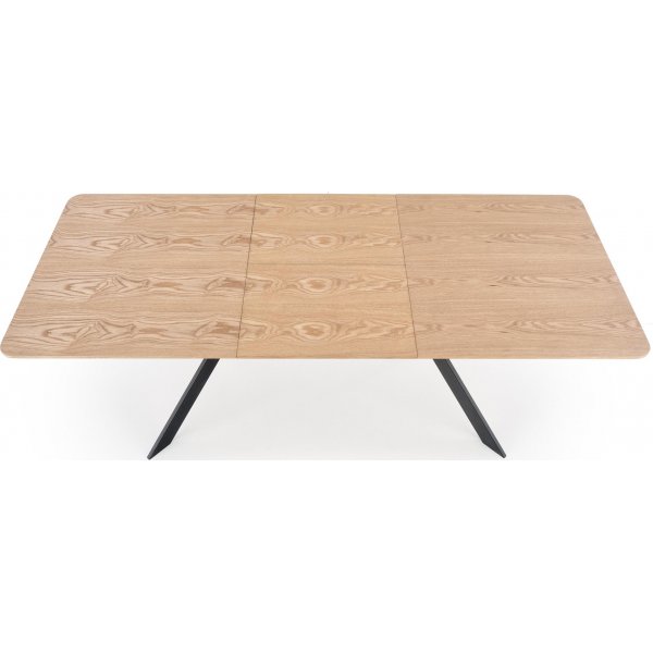 Table  manger Bermuda 160-220 cm - Chne/noir
