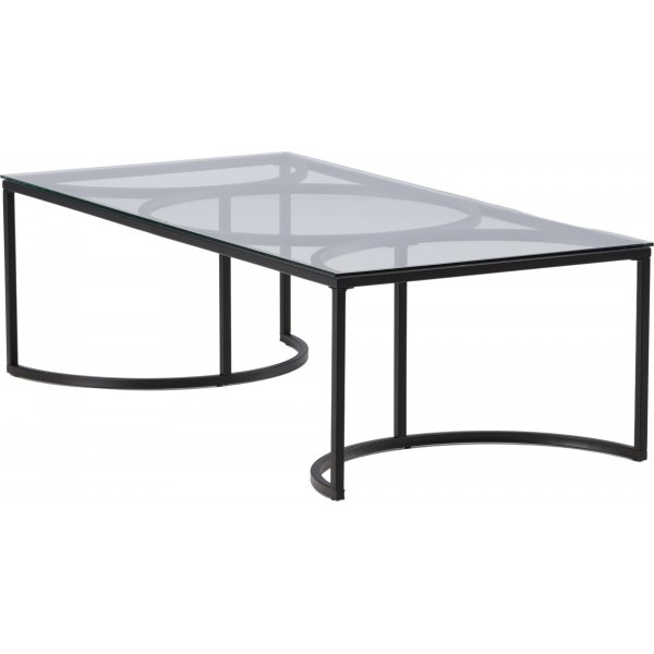 Table basse Skanör 140 x 70 cm - Noir Table basse Skanör 140 x 70 cm - Noir