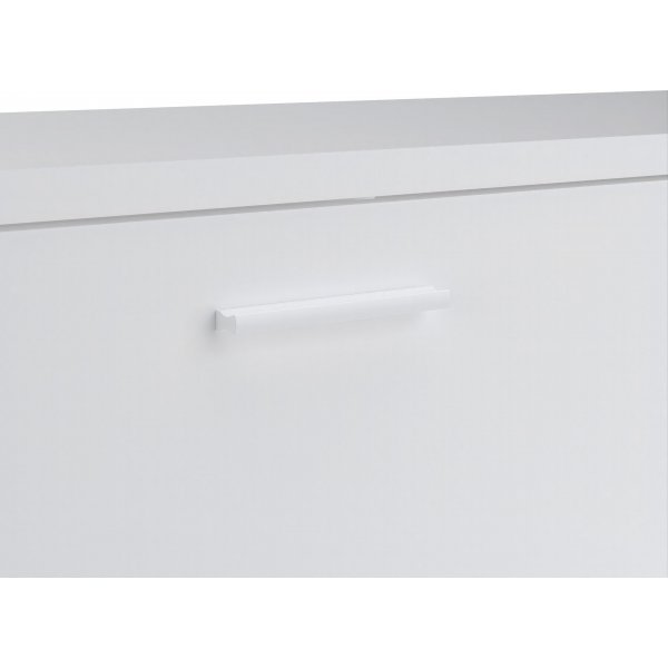 Banc multimédia Media Wide avec tiroirs - Blanc Banc multimédia Media Wide avec tiroirs - Blanc