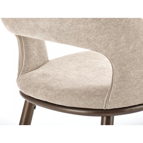 Barstol beige/valnöt sitthöjd 65 cm - Pelican Barstol beige/valnöt sitthöjd 65 cm - Pelican