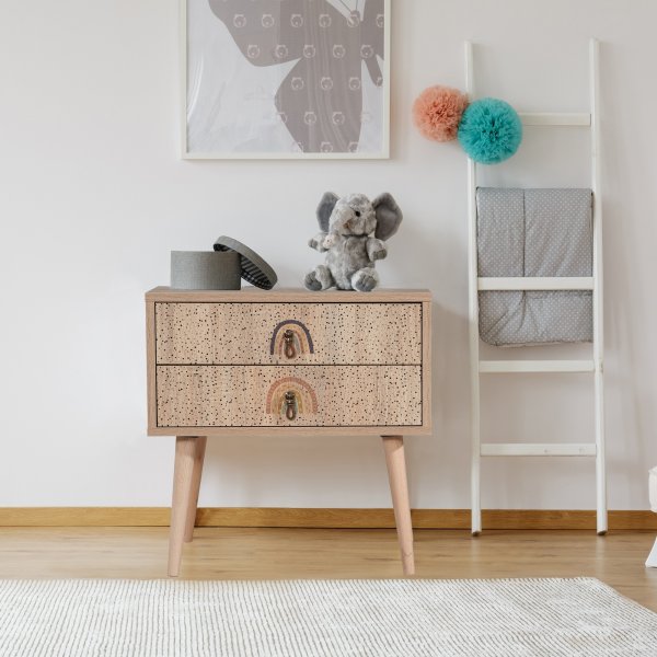City Rainbow sängbord - Beige City Rainbow sängbord - Beige