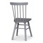 Sintorp matgrupp, runt matbord 115 cm inkl 4 st Orust pinnstolar - Betong (Laminat)