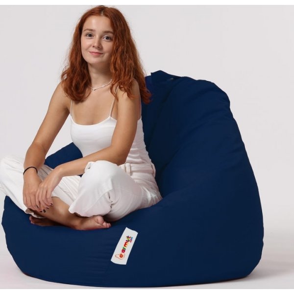 Pouf premium - Bleu fonc