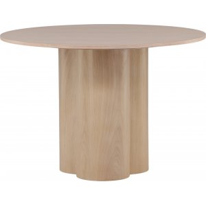 Table  manger Olivia 110 cm - Blanchi