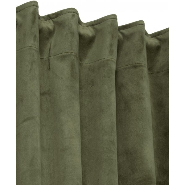 Rideau Elise Lot de 2 2 x 135 x 280 cm - Vert mousse