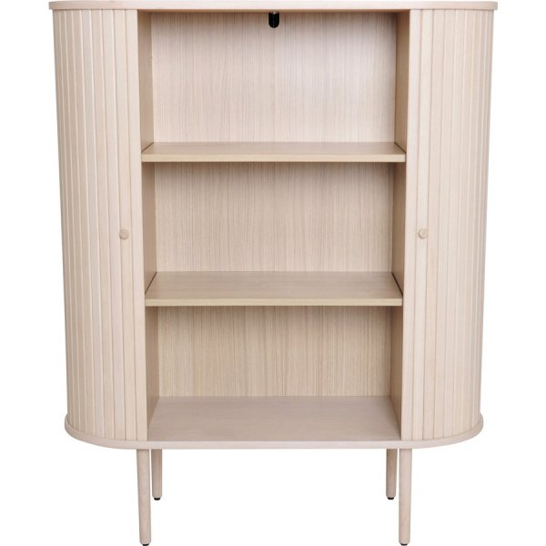 Meuble coulissant - Chêne pigmenté blanc Meuble coulissant - Chêne pigmenté blanc