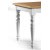 Table  manger Wadstena 140 cm - Blanc/Chne