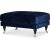 Adena Fotpall i mörkblå Sammet Adena Fotpall i mörkblå Sammet