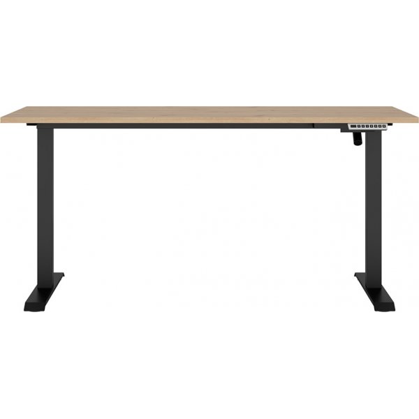 Bureau réglable électriquement 160 x 70 cm - Chêne Bureau réglable électriquement 160 x 70 cm - Chêne