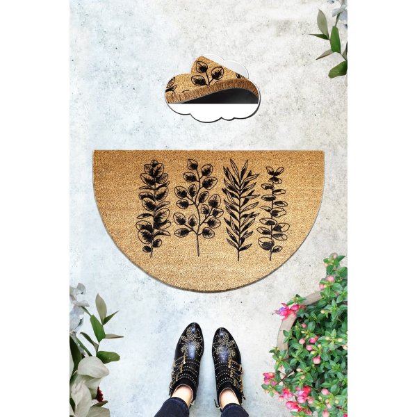 Diza dörrmatta Beige/svart - 40 x 75 cm Diza dörrmatta Beige/svart - 40 x 75 cm