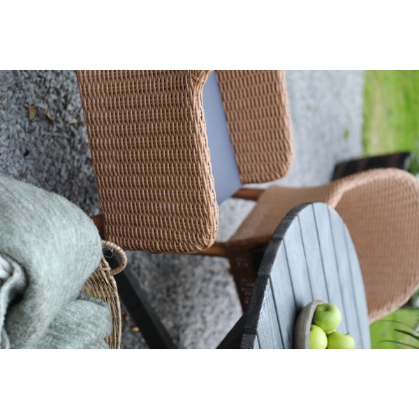 Valetta utestol rotting - Natur + Textilv�rd f�r m�bler