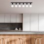 Milou plafondlamp 12225 - Zwart/wit