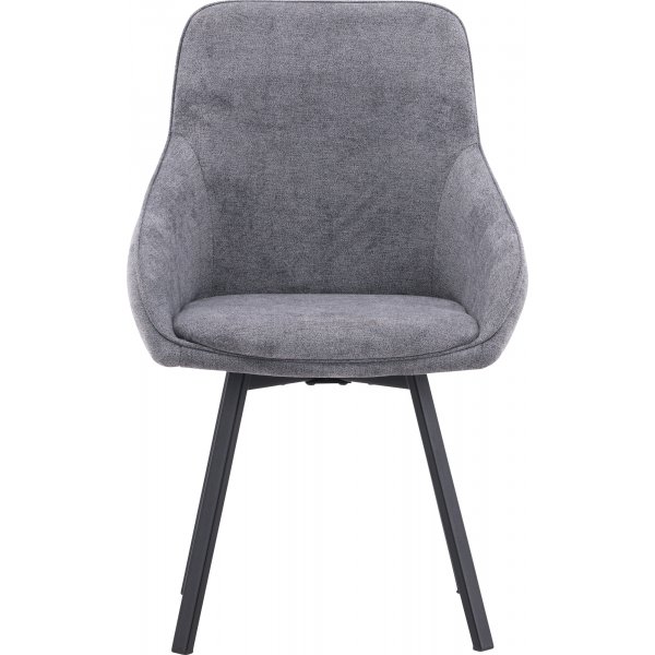 Chaise de salle à manger Rosie - Gris/noir Chaise de salle à manger Rosie - Gris/noir