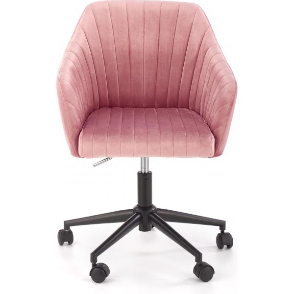 Chaise de bureau Intonaco - Velours rose Chaise de bureau Intonaco - Velours rose