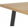 Mallow matbord 190 cm - Ek/svart