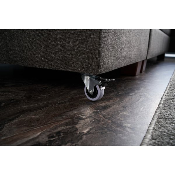 Canap d\\\'angle droit Manama - Anthracite