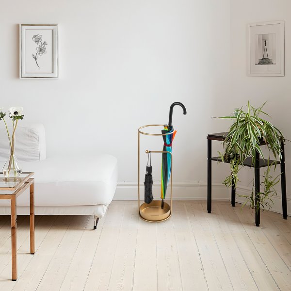 Semsi paraplyställ 3 - Guld Semsi paraplyställ 3 - Guld