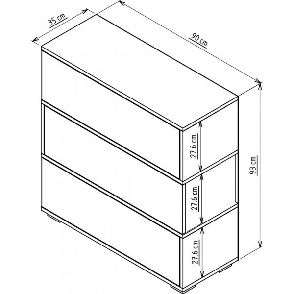Aris skoskåp - Valnöt/vit Aris skoskåp - Valnöt/vit