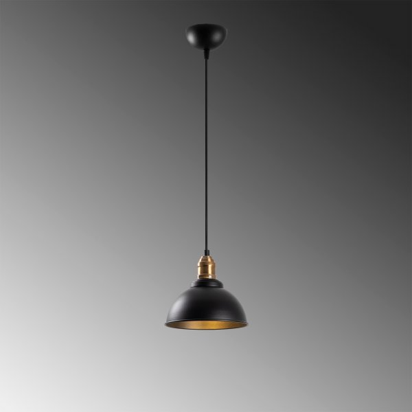 Varzan taklampa - Svart/antik Varzan taklampa - Svart/antik