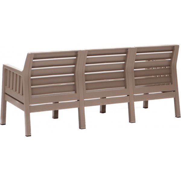 Lara 3-sits soffa - Cappuccino