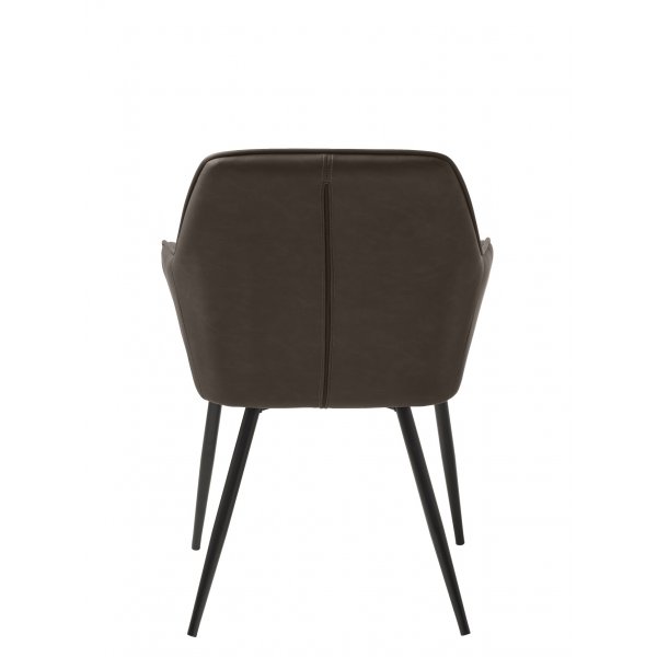 Boston Karmstol i brun PU Boston Karmstol i brun PU