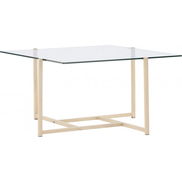 Hybrid soffbord 80 x 80 cm - Whitewash