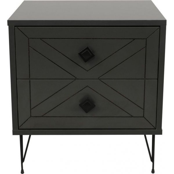 Luna nachtkastje - Antraciet