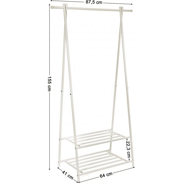 Jeeves Kledingrek - Wit