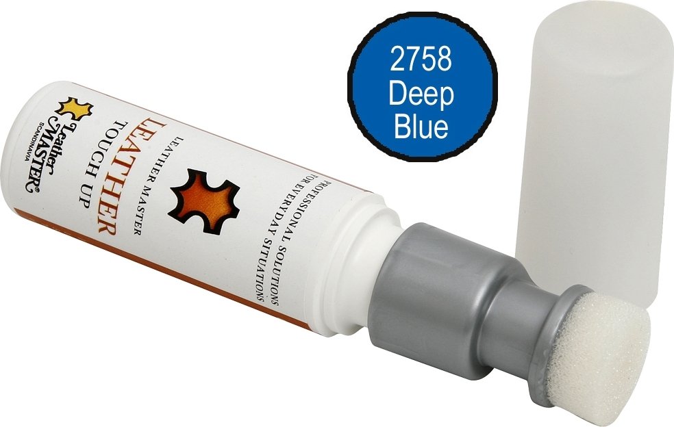 Touch Up Pen läderfärg Djupblå - 12 ml - Möbelvårdsprodukter