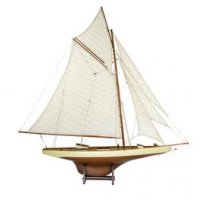 Old Sailor Modellbåt Columbia II segelbåt - Mahogny Old Sailor Modellbåt Columbia II segelbåt - Mahogny