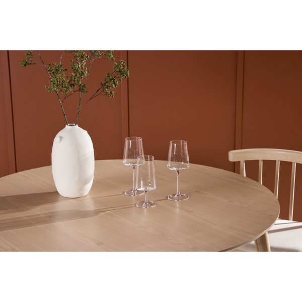 Flora matbord Ø120 cm - Whitewash Flora matbord Ø120 cm - Whitewash