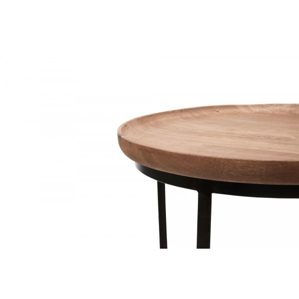 Melissa soffbord Ø60 cm - Trä/metall Melissa soffbord Ø60 cm - Trä/metall