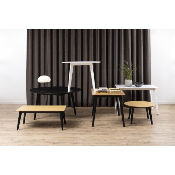 Table  manger Roxby 120 cm - Chne/noir