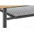 Rankin matbord 160 cm - Ek/svart