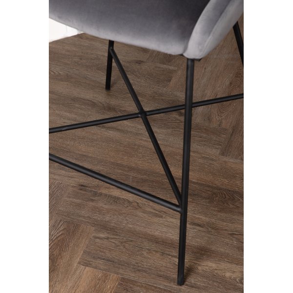 Tabouret de bar Alice - Gris foncé Tabouret de bar Alice - Gris foncé
