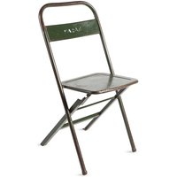 Vintage James klappstol i plåt - Grön Vintage James klappstol i plåt - Grön