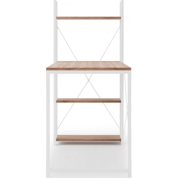 Bureau Perlie 120 x 60 cm - Chêne Sonoma/blanc Bureau Perlie 120 x 60 cm - Chêne Sonoma/blanc