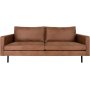 Malaga 2,5-sits soffa - Mrkbrun