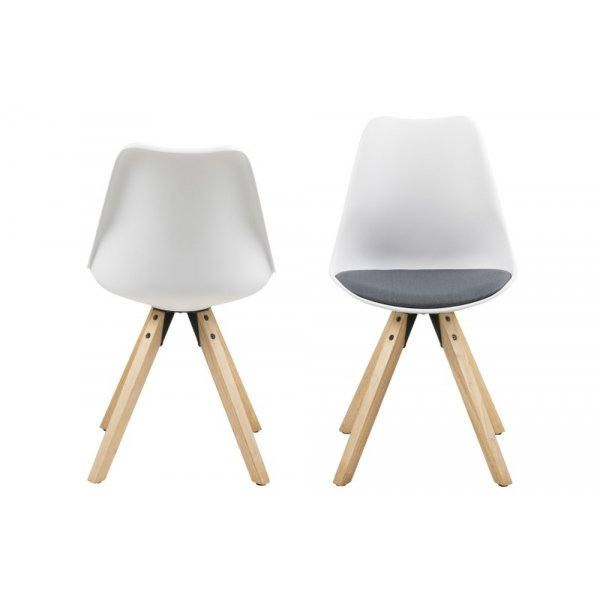 Dima matstol - Vit/m�rkgr�